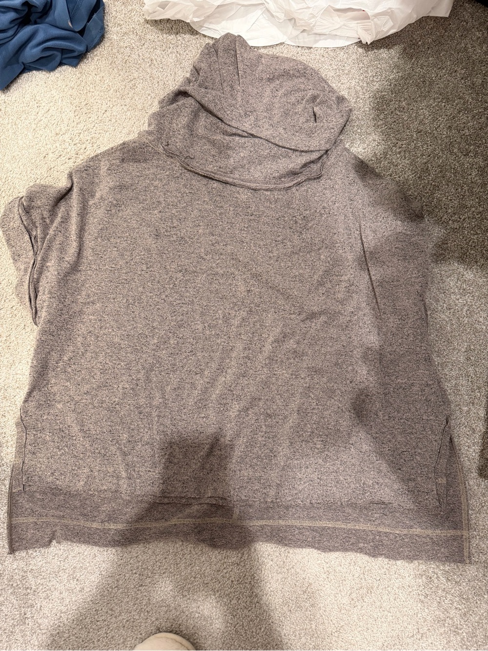Altar'd State Heather Gray Cowl Neck Sweater